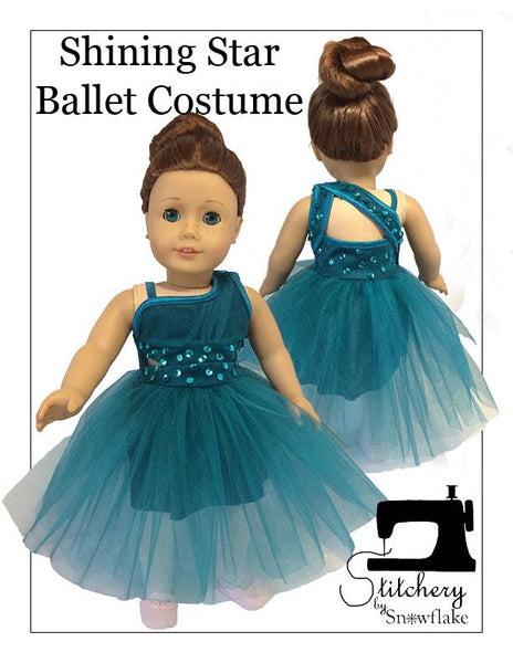 Shining Star Ballet Costume 18 Doll Clothes Pattern