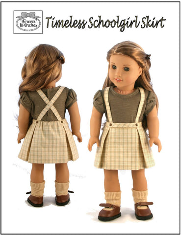 Forever 18 Inches 18 Inch Historical Timeless Schoolgirl Skirt 18" Doll Clothes Pixie Faire