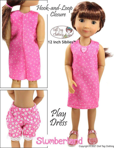 Doll Tag Clothing Siblies Slumberland Pattern for 12" Siblies Dolls Pixie Faire