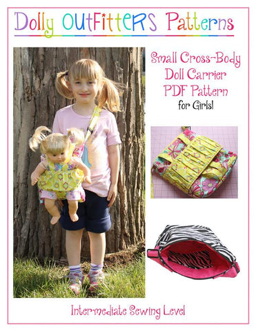 Dolly Outfitters Girls Small Cross Body Doll Carrier For Girls Pixie Faire