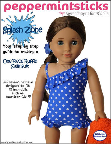 Peppermintsticks 18 Inch Modern Splash Zone 18" Doll Clothes Pixie Faire