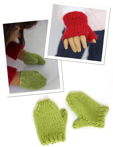 Stacy and Stella Knitting Cozy Hands 18" Doll Accessories Pixie Faire