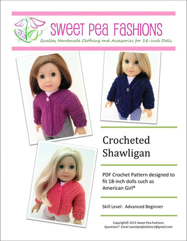 Sweet Pea Fashions Crochet Shawligan Crochet Pattern Pixie Faire