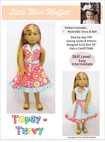 Little Miss Muffett Kidz n Cats Topsy Turvy Pattern for Kidz N Cats Dolls Pixie Faire