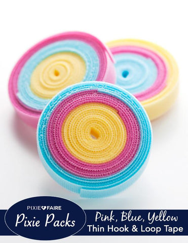 Pixie Faire Pixie Packs Pixie Packs 5/8" Velcro® Brand Tape Pastel 3 Yard Bundle Pixie Faire