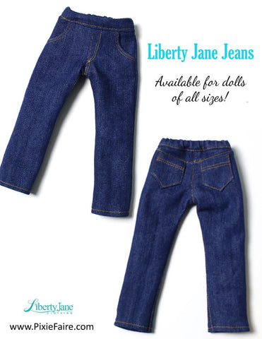 Liberty Jane WellieWishers Jeans Bundle 14.5 Inch Doll Clothes Pattern Pixie Faire