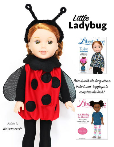 Liberty Jane 18 Inch Modern Halloween Costumes 13" - 14.5" Doll Clothes Pattern Pixie Faire