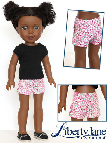 Liberty Jane WellieWishers Shorts and Capri Pants 14.5 Inch Doll Clothes Pattern Pixie Faire