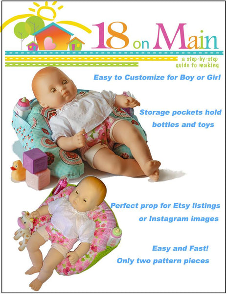 18 On Main My Baby Sitter Doll Clothes Pattern 15 inch dolls such