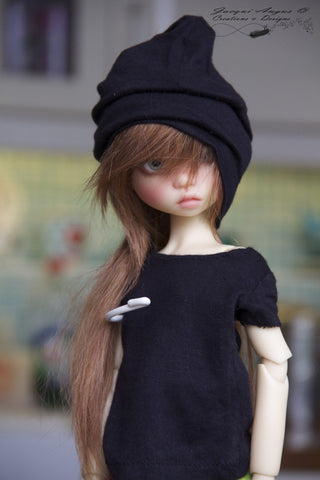 Jacqui Angus Creations & Designs BJD Urban Beanie Pattern for MSD Ball Jointed Dolls Pixie Faire