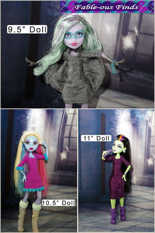 Fable-ous Finds Monster High The Batwing Dress Pattern for Monster High Dolls Pixie Faire