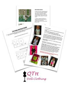 QTπ Doll Clothing 18 Inch Modern Summer Fun Cover Up 18" Doll Clothes Pattern Pixie Faire