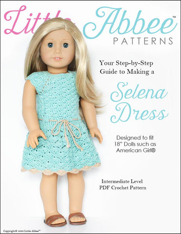 Little Abbee Crochet Selena Dress Crochet Pattern Pixie Faire