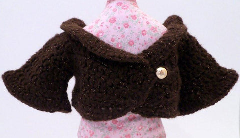 Sweet Pea Fashions Crochet Cropped Bell Sleeve Cardigan Crochet Pattern Pixie Faire