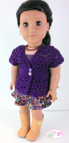 Sweet Pea Fashions Crochet Erin's Cardigan Variations Crochet Pattern Pixie Faire
