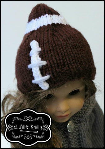 A Little Knitty Knitting Game Day Football Hat Knitting Pattern Pixie Faire
