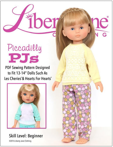 Liberty Jane H4H/Les Cheries Piccadilly PJs for Les Cheries and Hearts For Hearts Girls Dolls Pixie Faire
