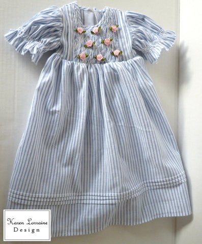 Karen Lorraine Design 18 Inch Historical Heirloom Entree 18" Doll Clothes Pattern Pixie Faire