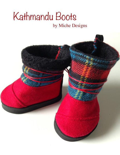 Kathmandu 18 inch Doll Shoes Pattern PDF Download