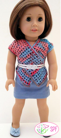 Sweet Pea Fashions Crochet Lattice Crossover Vest Crochet Pattern Pixie Faire