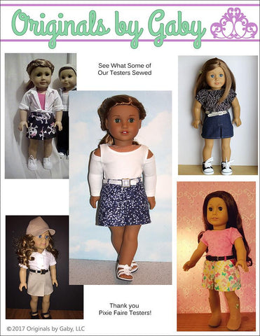 Originals by Gaby 18 Inch Modern Leesburg Mini Skirt 18" Doll Clothes Pixie Faire