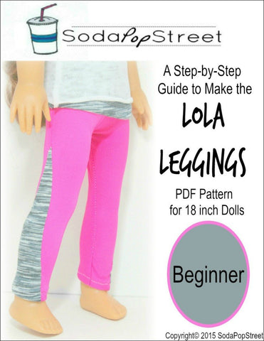 Soda Pop Street 18 Inch Modern The Lola Leggings 18" Doll Clothes Pixie Faire