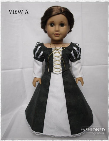 Fashioned by Rebecca 18 Inch Modern Regal Maiden 18" Doll Clothes Pixie Faire
