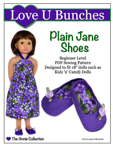 Love U Bunches Kidz n Cats Plain Jane Shoes for Kidz 'n' Cats Dolls Pixie Faire