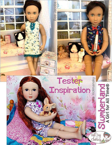 Doll Tag Clothing A Girl For All Time Slumberland Pattern for 16" A Girl for All Time Dolls Pixie Faire