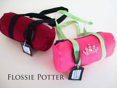 Flossie Potter 18 Inch Modern Sports and Dance Bag With Bonus ID Tag 18" Doll Accessories Pixie Faire