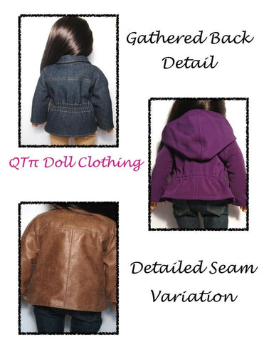 QTπ Doll Clothing 18 Inch Modern Springtime Fun Jacket 18" Dolls Pixie Faire