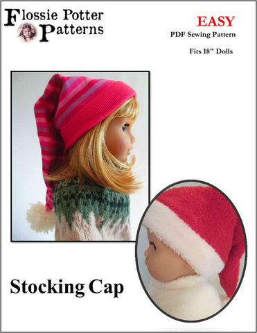 Flossie Potter 18 Inch Modern Stocking Cap 18" Doll Accessories Pixie Faire