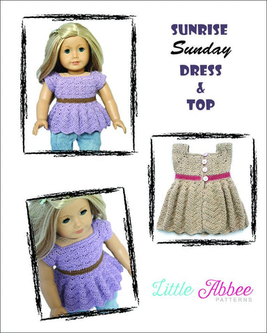 Little Abbee Crochet Sunrise Sunday Dress Crochet Pattern Pixie Faire