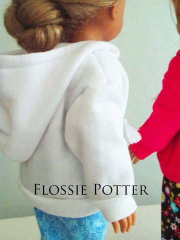 Flossie Potter 18 Inch Modern Weekend Wear Pullover Hoodie and PJ Pants 18" Doll Clothes Pixie Faire