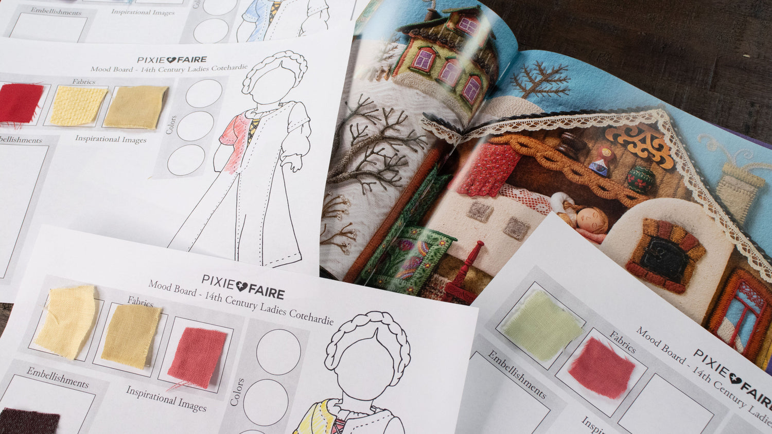 Sewing A Themed Wardrobe Medieval Era: Creating A Mood Board