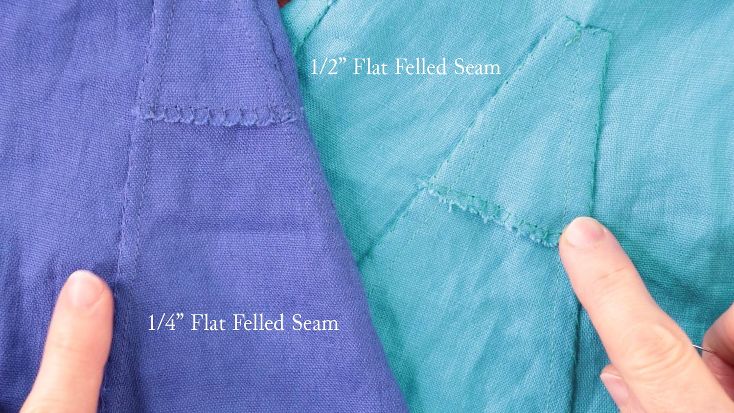Sewing A Themed Wardrobe: Medieval Wardrobe - Flat Felled Seams