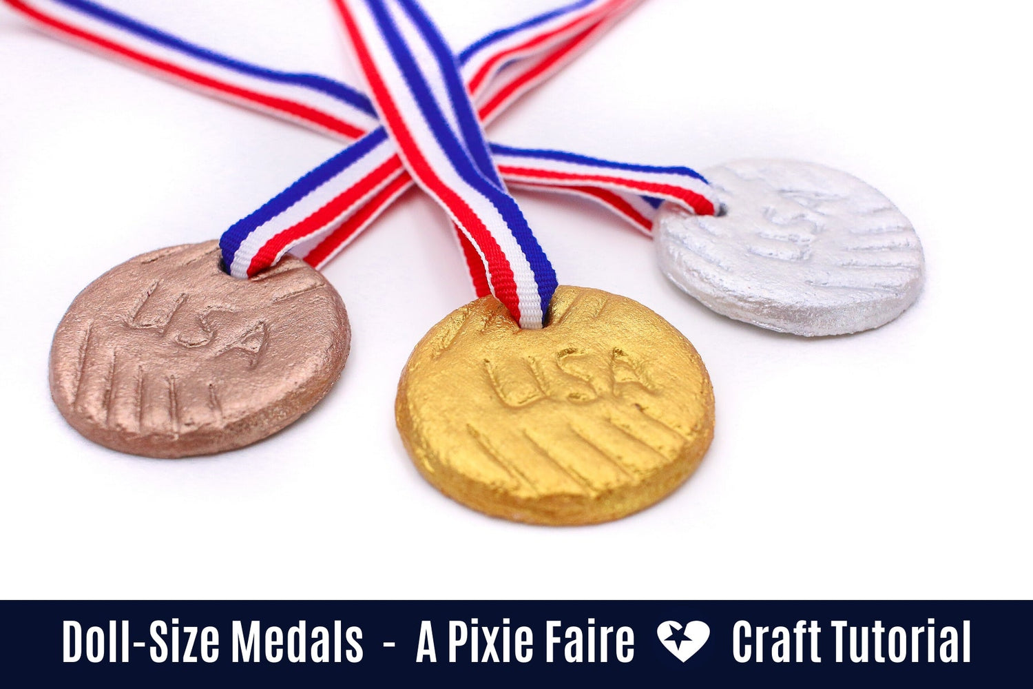 How To Make Doll-Sized Olympic Medals