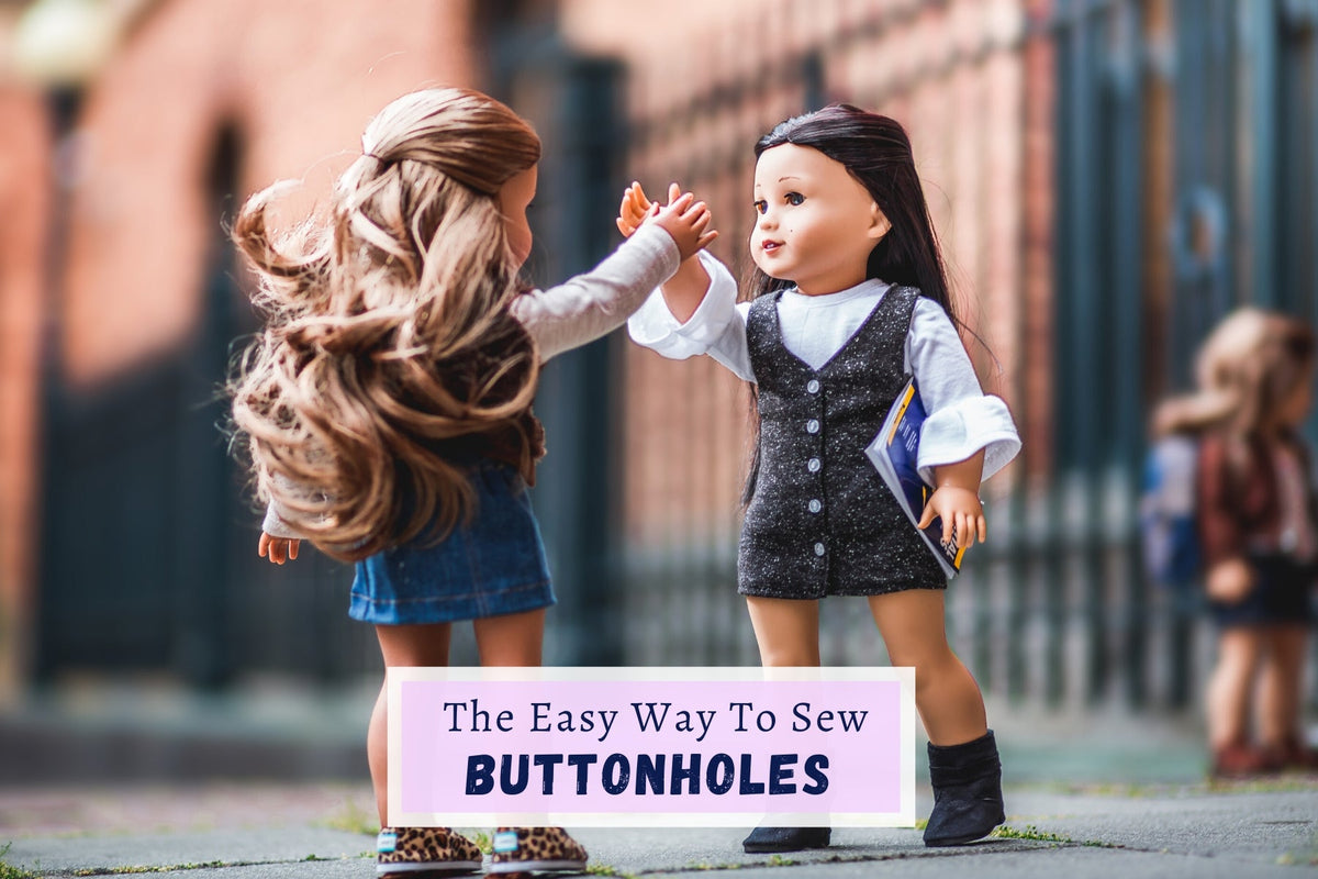 The Easy Way to Sew Machine Buttonholes- Freezer Paper!