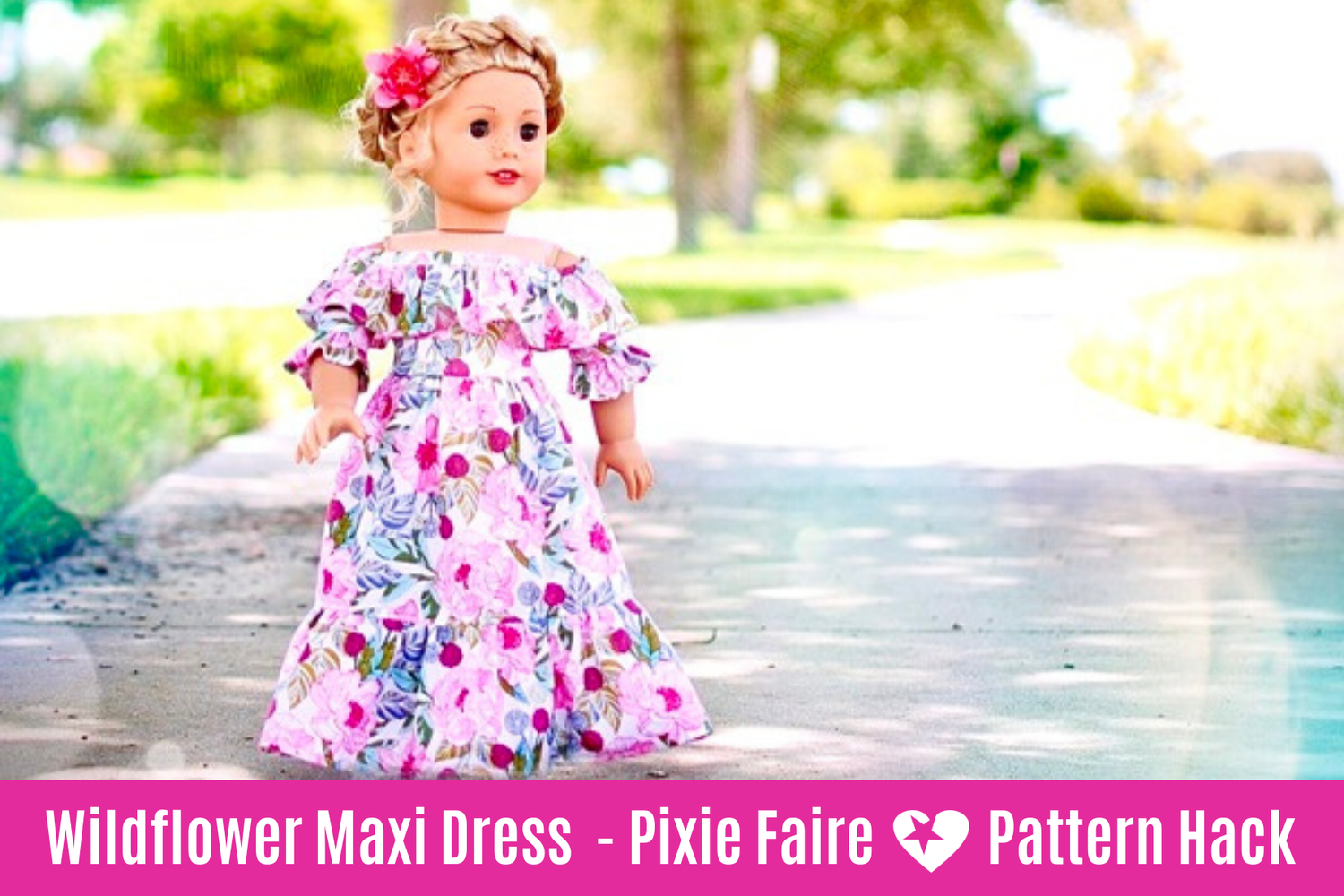The Wildflower Maxi Dress - A Pixie Faire Pattern Hack