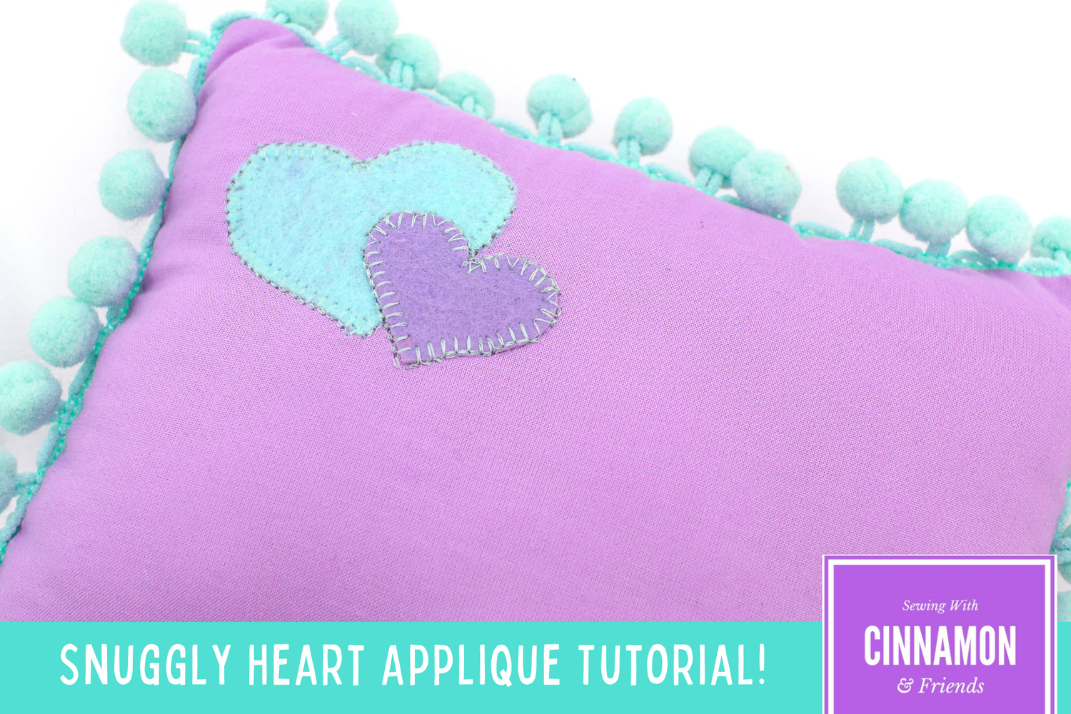Sewing A Themed Wardrobe: Heart Appliqué Embellishment & Machine Blanket Stitching