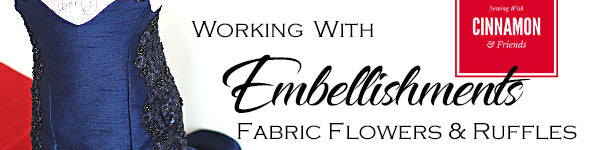 Embellishments - Fabric Flowers, Lace Trims, and Ruffles