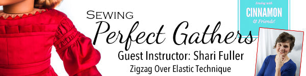 Sewing Perfect Gathers - Zigzag Over Elastic Technique
