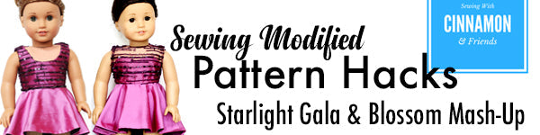 Sewing Modified Pattern Hacks - Starlight Gala Blossom Mash-Up