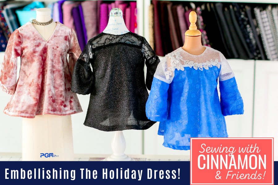 Embellishing The Holiday Dress: Topic Overview and  Carnaby St Dress Sew-along