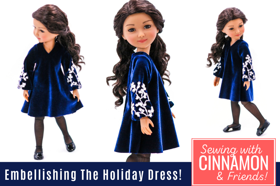 Embellishing The Holiday Dress: Adding Detail To The Sleeve