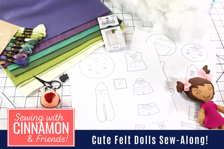 Sewing Tiny Gifts: Cute Felt Dolls Sew-Along