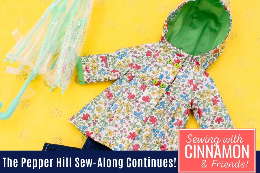 Sewing With Rainwear Fabrics: The Pepper Hill Raincoat Sew-along Continues!