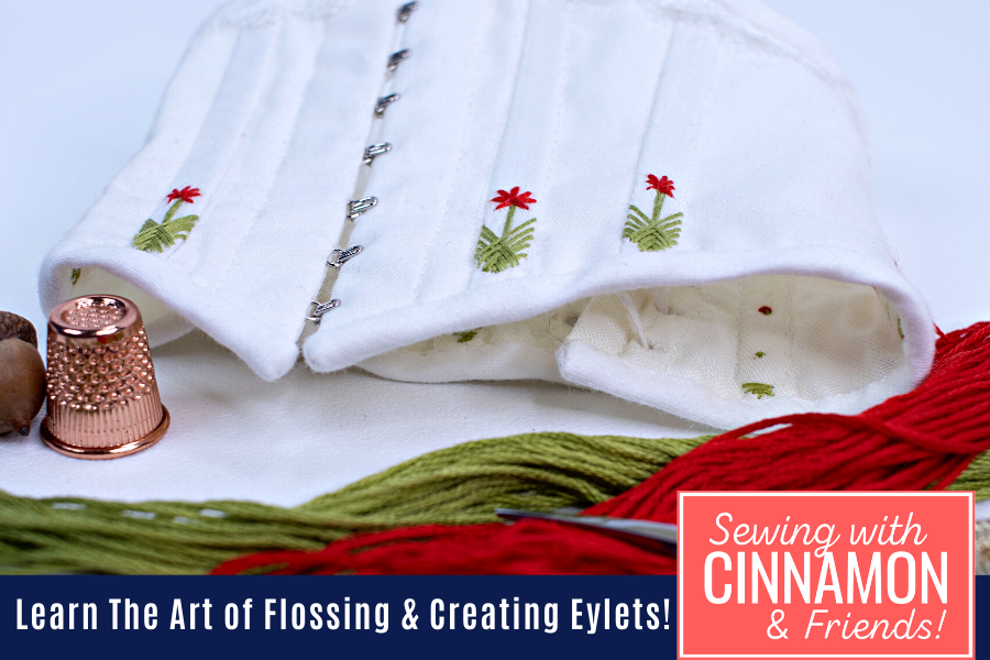 Sewing A Bespoke Garment: Flossing & Eyelets
