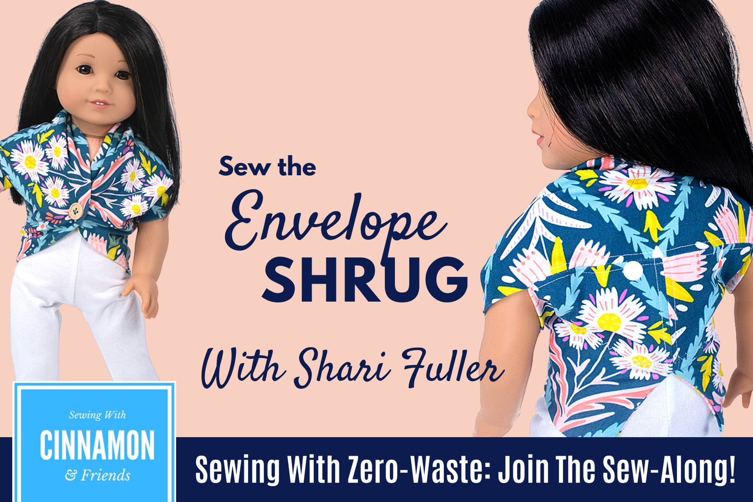 Sewing With Zero-Waste: Let's Sew The Envelope Shrug!