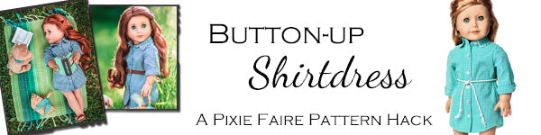 How To make A Button Up Shirtdress - LJ Pattern Hack